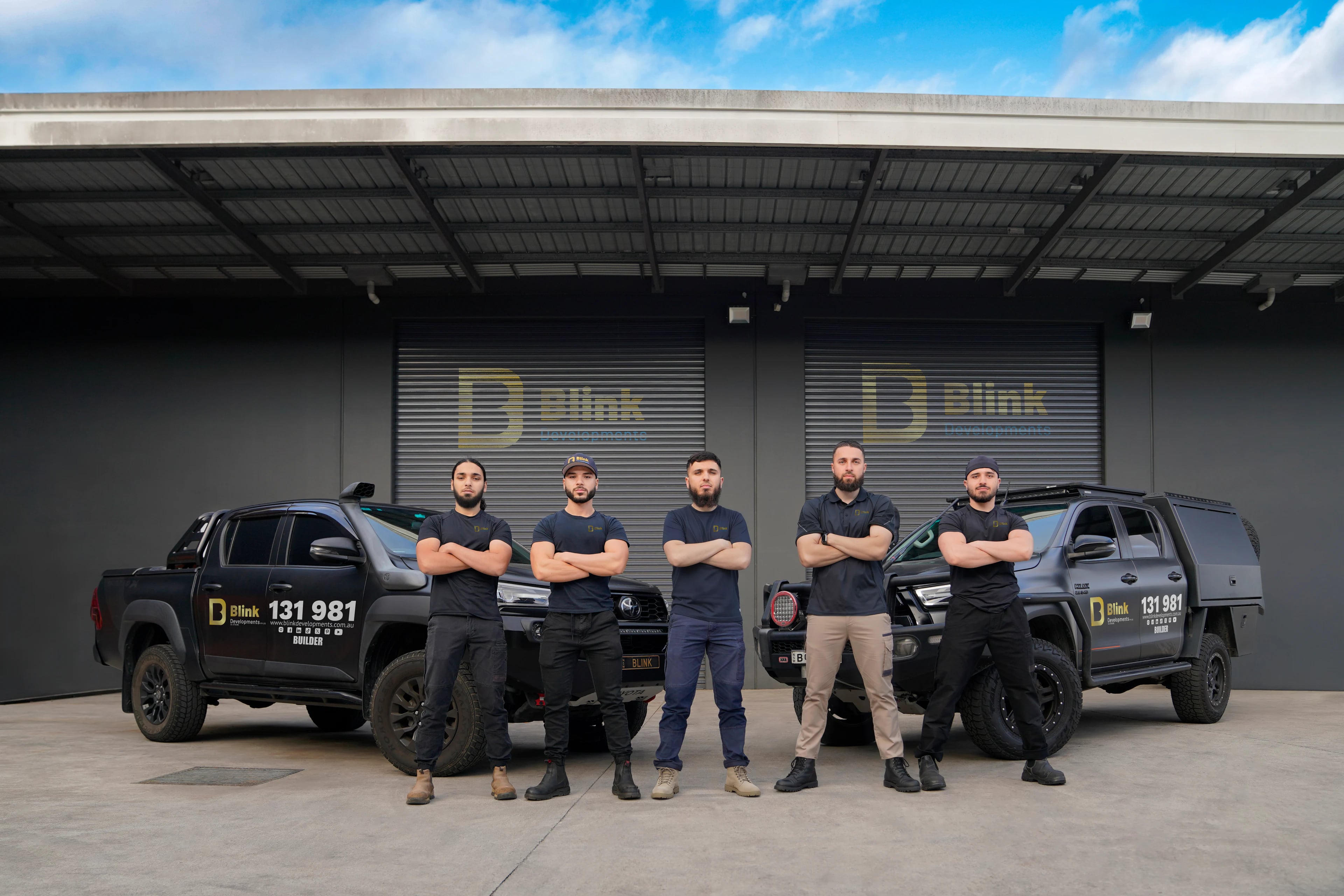 The Bathroom Renovation Riverwood team with their work vehicles